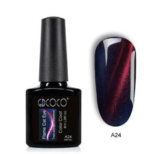 Load image into Gallery viewer, GDCOCO 3D Cat Eye Gel 2019 Newest Flame Red Color Nail Gel Polish Soak off UV LED Gel Varnish Glitter Magnet DIY Gel Lacquer