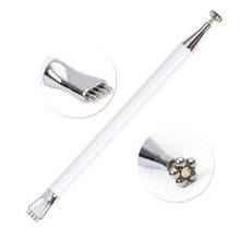 Load image into Gallery viewer, Full beauty Double-end Cat Eye Magnet Stick 3D Magic Effect Gel Polish Varnish Line Stripe Charms Nail Magnetic Tools CH537-1