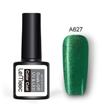 Load image into Gallery viewer, LEMOOC Glitter Gel Nail Polish 8ml Soak Off UV Gel 70 Colors Pure Color Nail Gel Varnish DIY Nail Art Manicure Nail Gel Lacquer