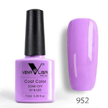 Load image into Gallery viewer, New Free Shipping Nail Art Design Manicure Venalisa 60Color 7.5Ml Soak Off Enamel Gel Polish UV Gel Nail Polish Lacquer Varnish