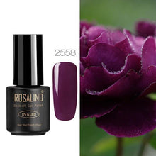 画像をギャラリービューアに読み込む, ROSALIND Gel Varnish Nail Polish UV Hybrid Nail Art Manicure Nails Extensions 7ML Vernis Semi Permanent primer gel nail polish