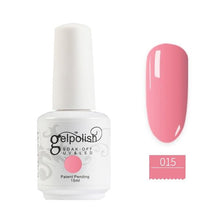 Load image into Gallery viewer, MEIKSAY 15ML Nude Series Gel Polish UV Gel Nail Polish Semi Permanent Pink Gelpolish GelLak Lacquer Top Base Coat Primer Varnish