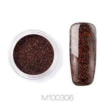 Load image into Gallery viewer, ROSALIND Nail Art Mirror Glitter Flakes Sequins UV Gel Polish Decorations Chrome Pigment Manicure Holographic Nail Powder