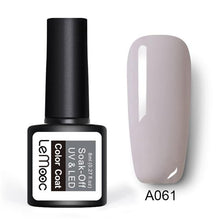 Load image into Gallery viewer, LEMOOC Gel Nail Polish 186 Pure Colors 8ml Soak Off UV Gel Nail Gel Polish Cosmetics Nail Art Manicure Nails Gel Polish