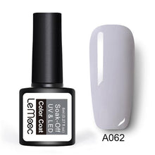 Load image into Gallery viewer, LEMOOC Gel Nail Polish 186 Pure Colors 8ml Soak Off UV Gel Nail Gel Polish Cosmetics Nail Art Manicure Nails Gel Polish
