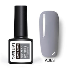 Load image into Gallery viewer, LEMOOC Gel Nail Polish 186 Pure Colors 8ml Soak Off UV Gel Nail Gel Polish Cosmetics Nail Art Manicure Nails Gel Polish