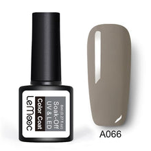 Load image into Gallery viewer, LEMOOC Gel Nail Polish 186 Pure Colors 8ml Soak Off UV Gel Nail Gel Polish Cosmetics Nail Art Manicure Nails Gel Polish
