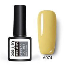 Load image into Gallery viewer, LEMOOC Gel Nail Polish 186 Pure Colors 8ml Soak Off UV Gel Nail Gel Polish Cosmetics Nail Art Manicure Nails Gel Polish