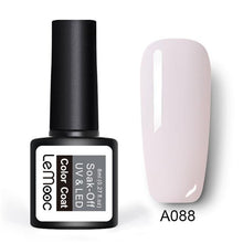 Load image into Gallery viewer, LEMOOC Gel Nail Polish 186 Pure Colors 8ml Soak Off UV Gel Nail Gel Polish Cosmetics Nail Art Manicure Nails Gel Polish