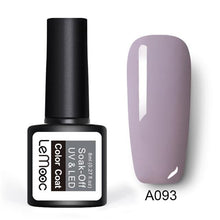 Load image into Gallery viewer, LEMOOC Gel Nail Polish 186 Pure Colors 8ml Soak Off UV Gel Nail Gel Polish Cosmetics Nail Art Manicure Nails Gel Polish