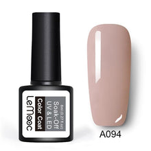 Load image into Gallery viewer, LEMOOC Gel Nail Polish 186 Pure Colors 8ml Soak Off UV Gel Nail Gel Polish Cosmetics Nail Art Manicure Nails Gel Polish