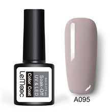Load image into Gallery viewer, LEMOOC Gel Nail Polish 186 Pure Colors 8ml Soak Off UV Gel Nail Gel Polish Cosmetics Nail Art Manicure Nails Gel Polish