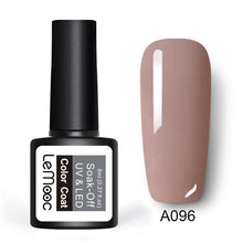 Load image into Gallery viewer, LEMOOC Gel Nail Polish 186 Pure Colors 8ml Soak Off UV Gel Nail Gel Polish Cosmetics Nail Art Manicure Nails Gel Polish