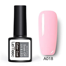 Load image into Gallery viewer, LEMOOC Gel Nail Polish 186 Pure Colors 8ml Soak Off UV Gel Nail Gel Polish Cosmetics Nail Art Manicure Nails Gel Polish