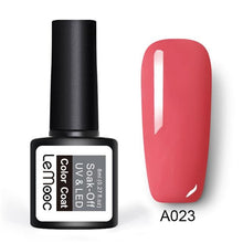 Load image into Gallery viewer, LEMOOC Gel Nail Polish 186 Pure Colors 8ml Soak Off UV Gel Nail Gel Polish Cosmetics Nail Art Manicure Nails Gel Polish