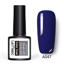 Load image into Gallery viewer, LEMOOC Gel Nail Polish 186 Pure Colors 8ml Soak Off UV Gel Nail Gel Polish Cosmetics Nail Art Manicure Nails Gel Polish