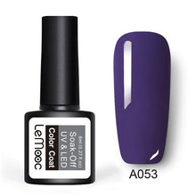 Load image into Gallery viewer, LEMOOC Gel Nail Polish 186 Pure Colors 8ml Soak Off UV Gel Nail Gel Polish Cosmetics Nail Art Manicure Nails Gel Polish