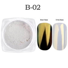 Load image into Gallery viewer, Full Beauty 1 Box Nail Glitter Mirror Pearl Powder Polishing For Nail Decoration Shell Nail Art Chrome Pigment Dust CHB01/02/03