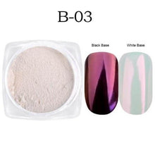 Load image into Gallery viewer, Full Beauty 1 Box Nail Glitter Mirror Pearl Powder Polishing For Nail Decoration Shell Nail Art Chrome Pigment Dust CHB01/02/03