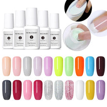 Load image into Gallery viewer, NICOLE DIARY 10ml Dipping French Powder Dip Glitter Without Lamp Cure Gradient Base Top Activator Liquid Nail Art Decorations