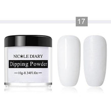 Load image into Gallery viewer, NICOLE DIARY 10ml Dipping French Powder Dip Glitter Without Lamp Cure Gradient Base Top Activator Liquid Nail Art Decorations