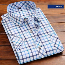 Load image into Gallery viewer, DAVYDAISY 2018 New Arrival Summer Men Shirts Man Classic Plaid Short Sleeve Shirt Fashion Casual Man camisa masculina DS241
