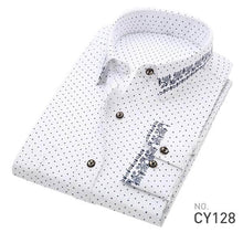 Load image into Gallery viewer, DAVYDAISY Men Shirt Long Sleeve Fashion Floral Printing Male Shirts Brand Clothing Casual shirt Man camisa masculina DS004
