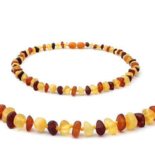 Загрузить изображение в средство просмотра галереи, DR Classic Natural Amber Necklace Supply Certificate Authenticity Genuine Baltic Amber Stone Baby Necklace Gift 10 Color 14-33cm
