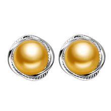 Load image into Gallery viewer, FENASY stud earrings,ethnic freshwater pearl earrings for women,925 sterling silver earrings 2018,wedding &amp; engagement jewelry
