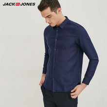 Load image into Gallery viewer, Jack &amp; Jones Brand 2018 NEW 100% Linen slim long sleeves male shirts |217105552
