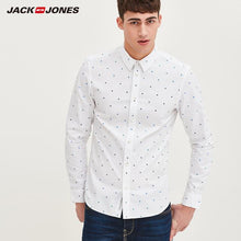 Load image into Gallery viewer, Jack &amp; Jones Brand 2018 NEW COTTON casual comfortable turn-down collar geometric slim full length sleeves men shirts |217105523
