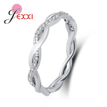 이미지를 갤러리 뷰어에 로드 , Jemmin New Arrival Elegant Pure 925 Sterling Sliver Special Beautiful Winding Shinning Rhinestone Fine Rings Good Girls/Women
