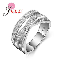 Load image into Gallery viewer, Jemmin New Fashion Rings For Women Party Elegant Luxury Bridal Jewelry 925 Sterling Silver Wedding Engagement Ring High Quality
