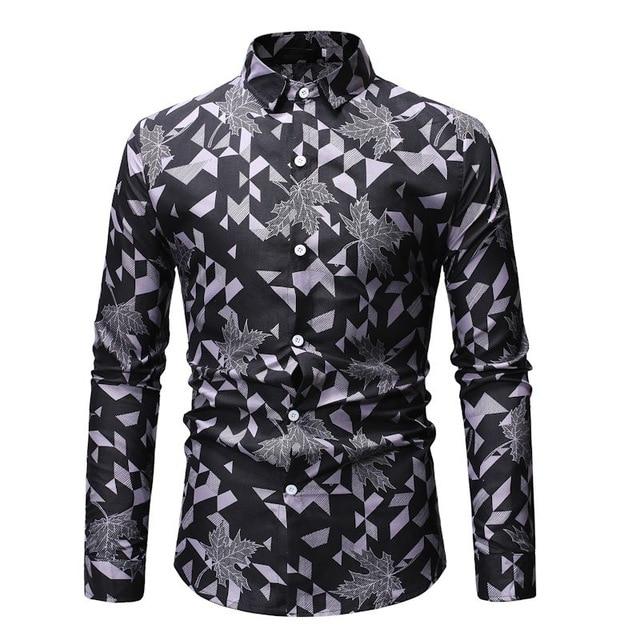 MarKyi 2019 brand plaid print turkey mens shirts good quality long sleeve check shirt man slim fit