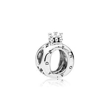 Load image into Gallery viewer, Marfend Rose Gold Shine Crown O Hearts Of Logo Hearts Clip Charms Fit Pandora Bracelet 925 Sterling Silver Bead Diy Jewelry
