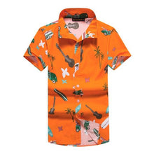 Load image into Gallery viewer, Mens Hawaiian Shirt Male Casual camisa masculina Printed Beach Shirts Short Sleeve Summer men clothes 2018 Asian Size 5XL ST53
