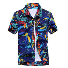 Load image into Gallery viewer, Mens Summer Beach Hawaiian Shirt 2018 Brand Short Sleeve Plus Size Floral Shirts Men Casual Holiday Vacation Clothing Camisas
