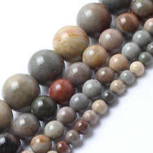 Load image into Gallery viewer, Natrual Stone Beads Ocean Jasper Stone Round Beads For Jewelry Making Bracelet Necklace 4/6/8/10mm 15inches
