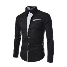 Загрузить изображение в средство просмотра галереи, New 2018 Men&#39;s Pure Cotton Shirt Slim Fit Fashion Long Sleeve Casual Business Shirts Men Dress Shirts High Quality Camisas
