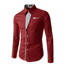 Загрузить изображение в средство просмотра галереи, New 2018 Men&#39;s Pure Cotton Shirt Slim Fit Fashion Long Sleeve Casual Business Shirts Men Dress Shirts High Quality Camisas
