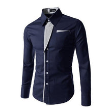 Загрузить изображение в средство просмотра галереи, New 2018 Men&#39;s Pure Cotton Shirt Slim Fit Fashion Long Sleeve Casual Business Shirts Men Dress Shirts High Quality Camisas
