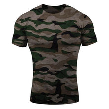 Load image into Gallery viewer, New Clothing Fashion T Shirt Men Cotton Breathable Mens Short Sleeve Fitness t-shirt Crossfit Gyms Tee Tight Casual Summer Top

