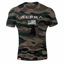 Load image into Gallery viewer, New Clothing Fashion T Shirt Men Cotton Breathable Mens Short Sleeve Fitness t-shirt Crossfit Gyms Tee Tight Casual Summer Top
