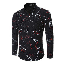 Загрузить изображение в средство просмотра галереи, New Men&#39;s Long Sleeve Casual Shirt Fashion Rose Flower 3D Printed Floral Shirt Turn-down Collar Slim Fit Shirt For Mens Clothing
