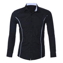 Load image into Gallery viewer, New Mens Work shirts Plus Size Social Business Luxury  Fashion shirts Brand Long sleeve solid men shirts Male shirts Top #LM5650
