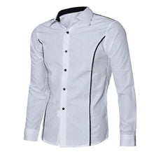 Load image into Gallery viewer, New Mens Work shirts Plus Size Social Business Luxury  Fashion shirts Brand Long sleeve solid men shirts Male shirts Top #LM5650
