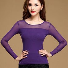 Load image into Gallery viewer, New Women Blouse Shirt Black White Sexy Long Shirt Casual Long Sleeve Lace Blouse Under Shirts Hollow Tops For Woman Plus Size
