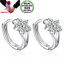 Загрузить изображение в средство просмотра галереи, OMHXZJ wholesale Fashion jewelry crystal heart International certification Amethyst real 925 sterling silver Stud earrings YS03
