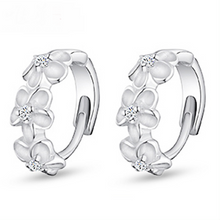 Загрузить изображение в средство просмотра галереи, OMHXZJ wholesale Fashion jewelry crystal heart International certification Amethyst real 925 sterling silver Stud earrings YS03
