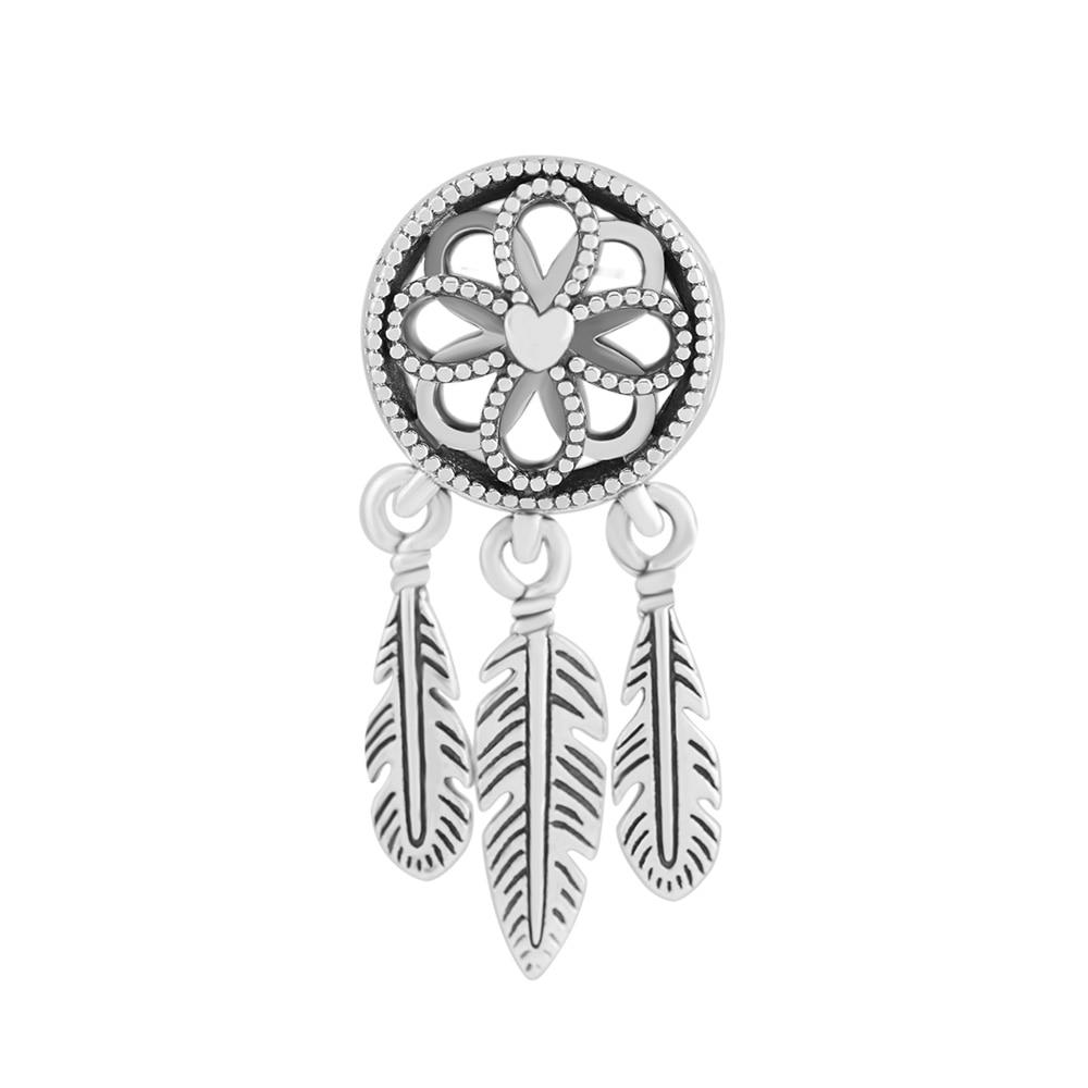 Pandulaso Spiritual Dreamcatcher Charm Summer Beads Fits Charms 925 Silver Original Bracelets For Woman DIY Jewelry Making